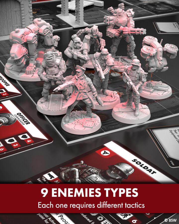 9 enemies types
